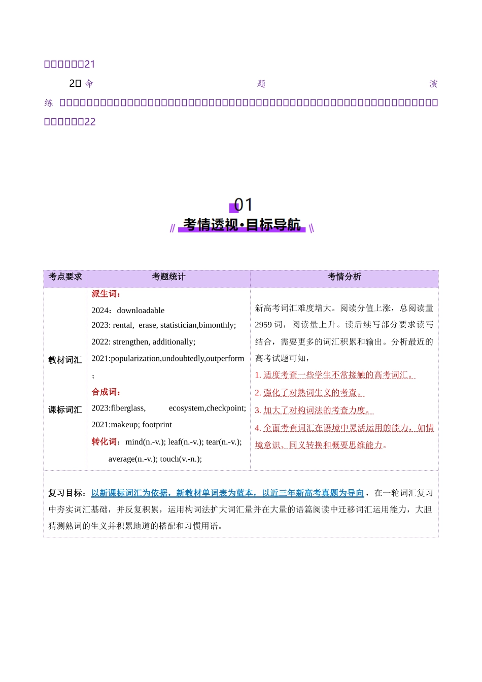 第02讲 单词+短语（选择性必修一~选择性必修二）重点易考单词变形+词义辨析（讲义）（教师版）.docx_第2页