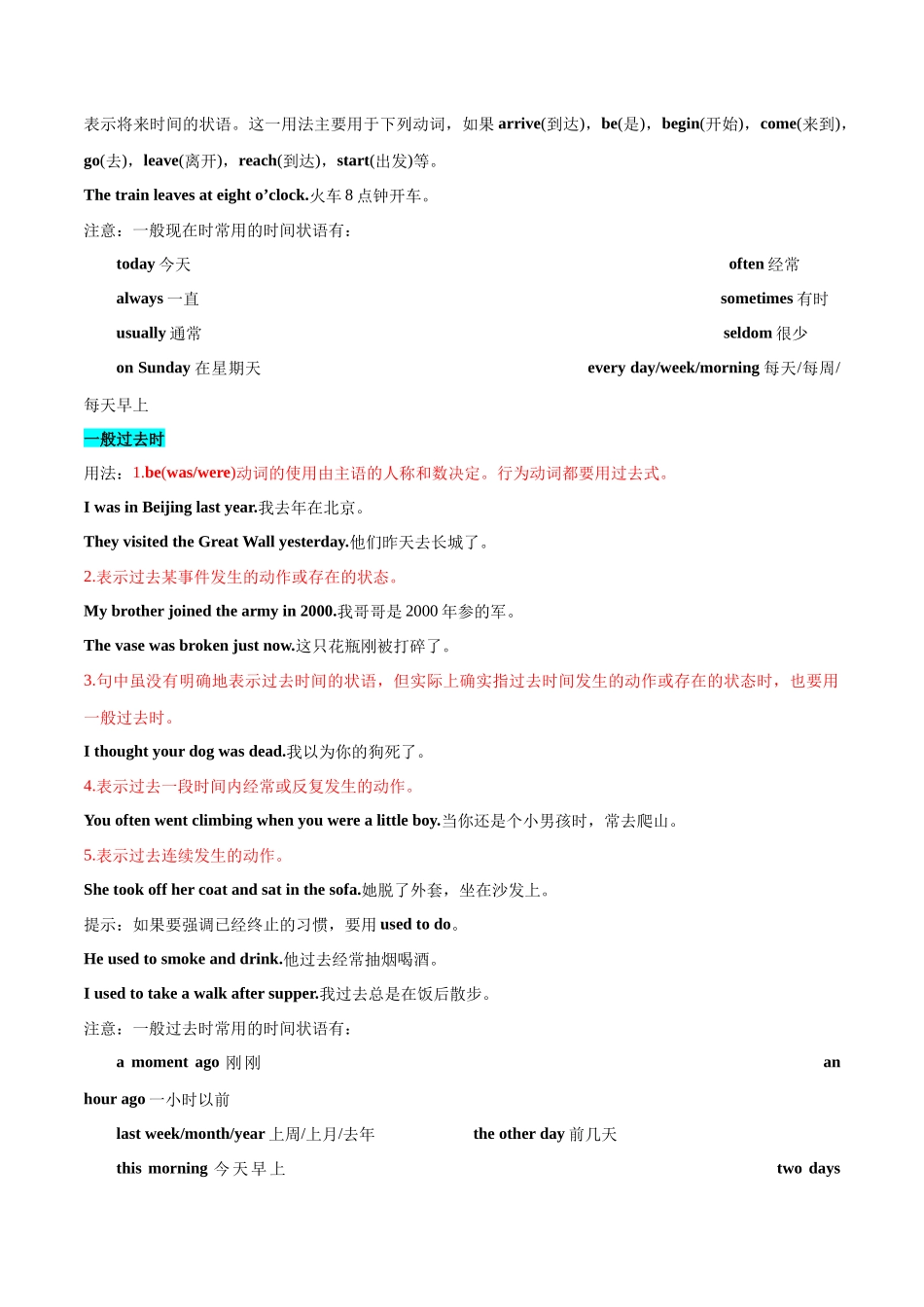 第02讲 动词的时态和语态 （精讲）解析版.docx_第2页