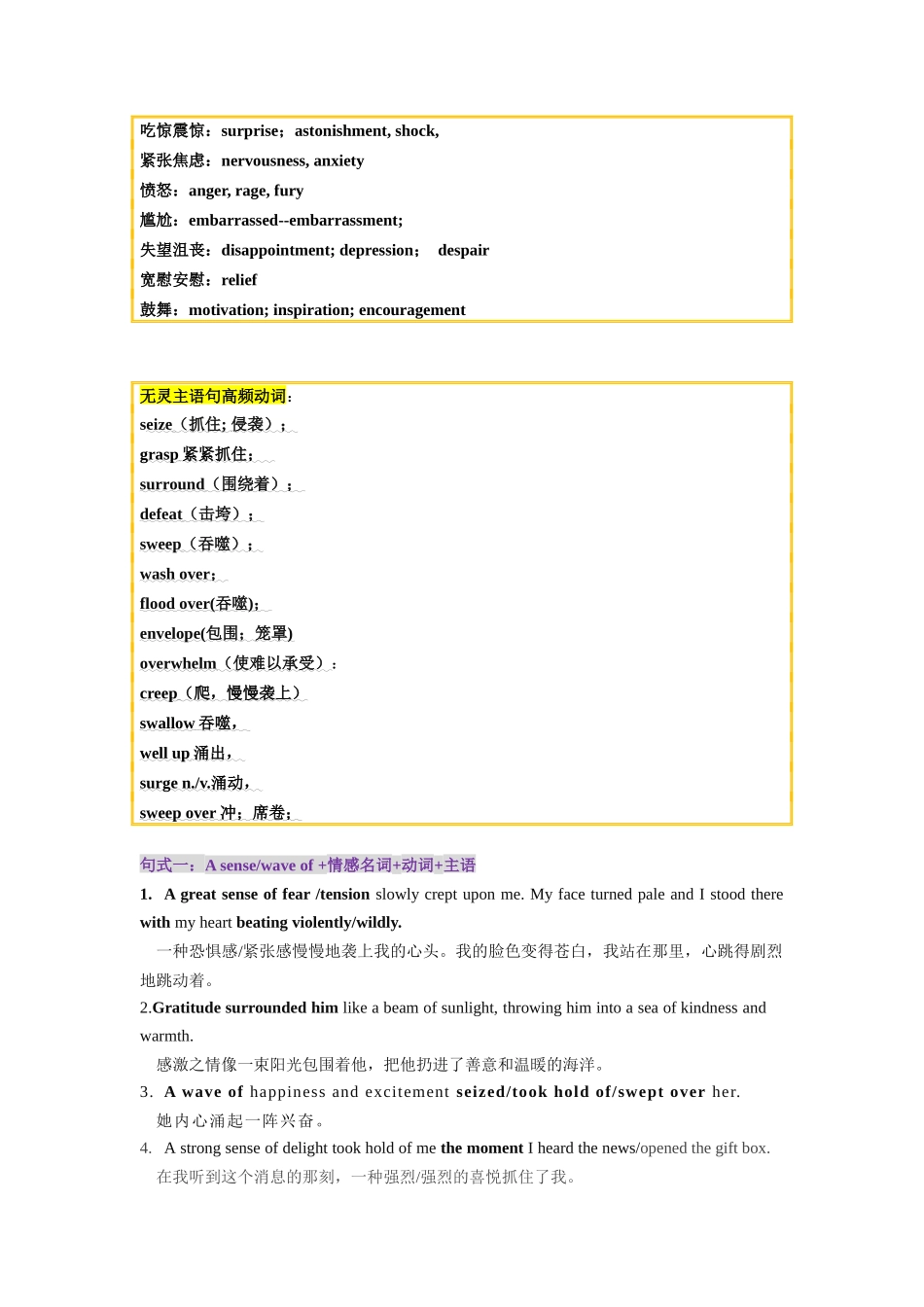 第03讲 读后续写满分公式：情绪描写（讲义）(教师版).docx_第2页