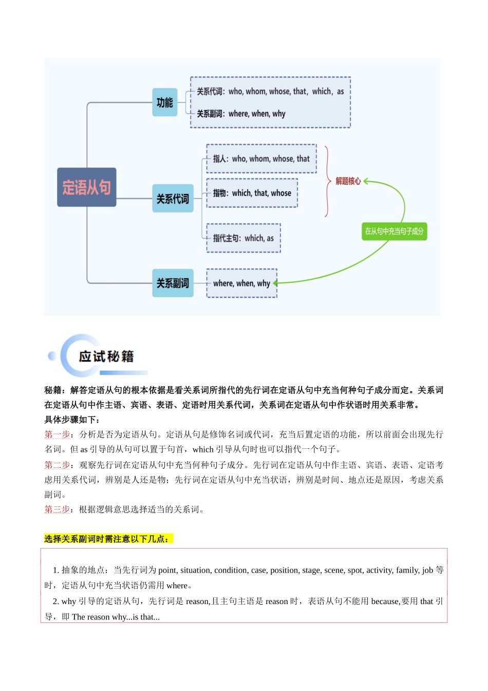 抢分法宝 10 定语从句(原卷版).docx_第2页