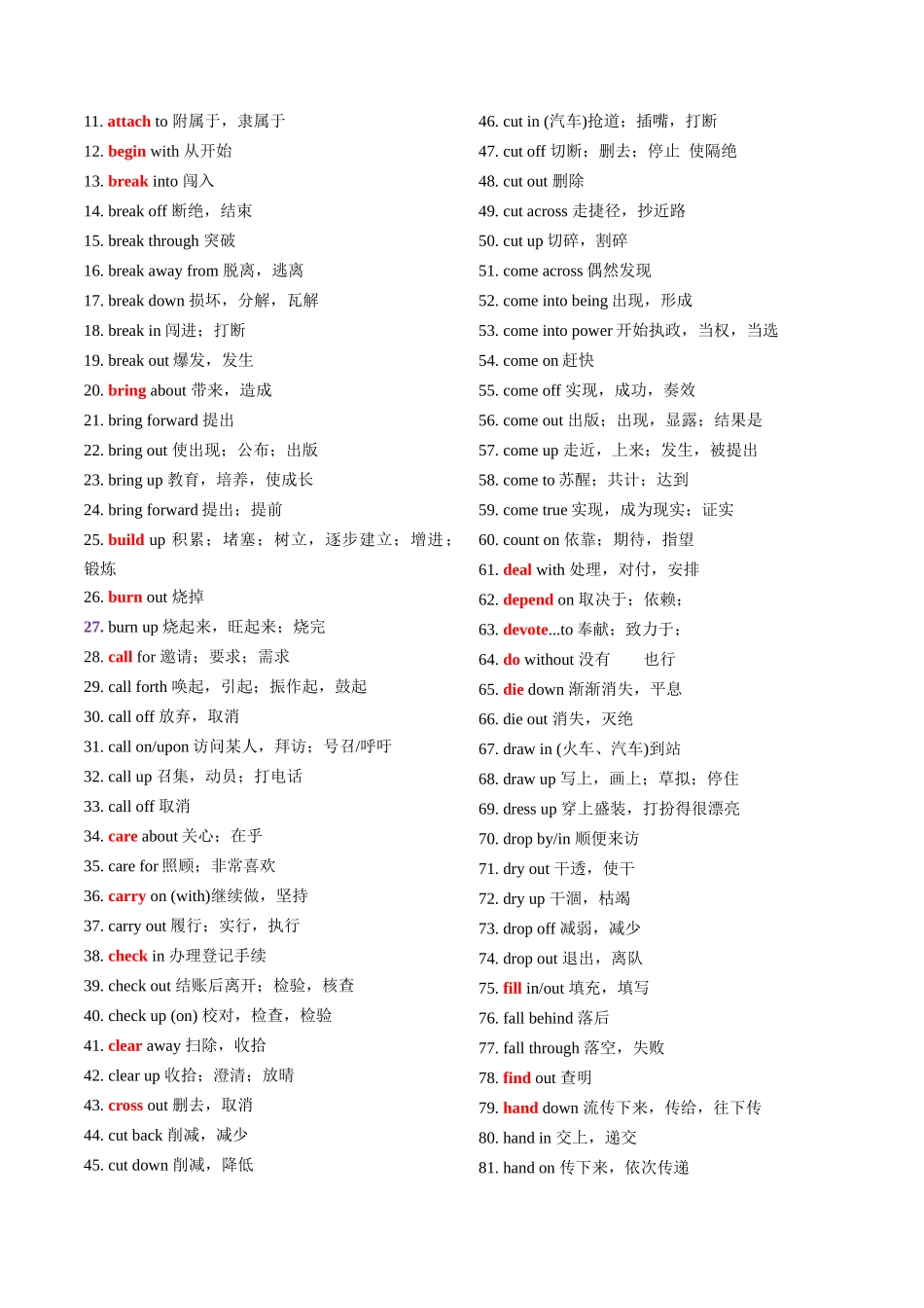 第05讲 完形填空高频短语分类+完形填空高频词分类背诵+检测-（讲义）（背诵版）.docx_第2页