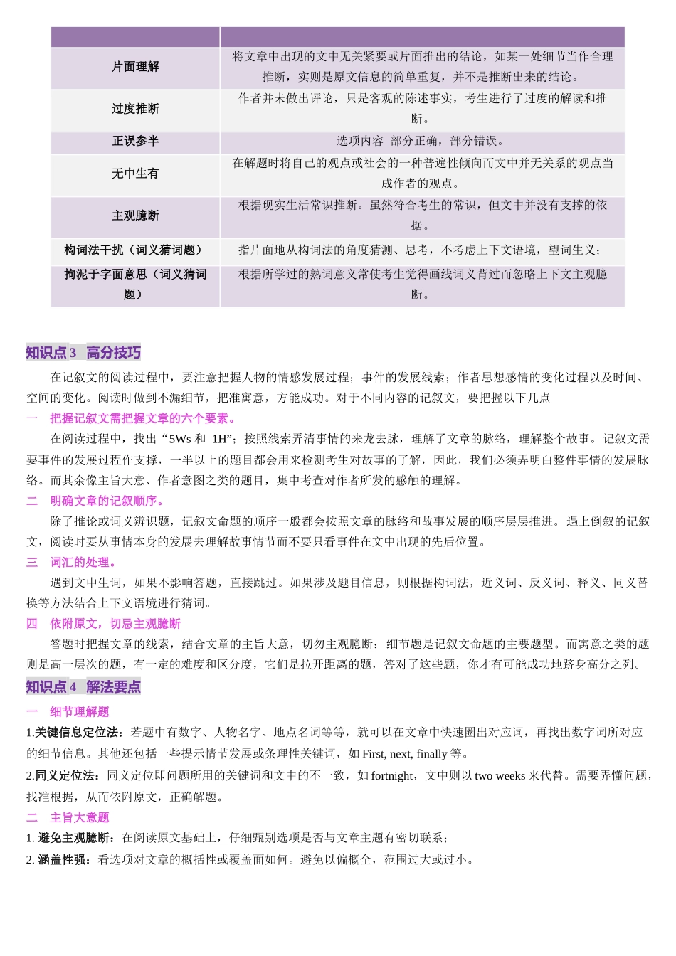 第06讲 阅读理解记叙文（讲义）-（教师版）.docx_第3页