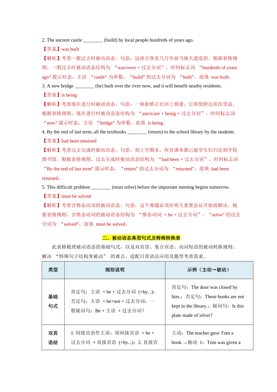 第8讲 被动语态（教师版）.docx_第3页