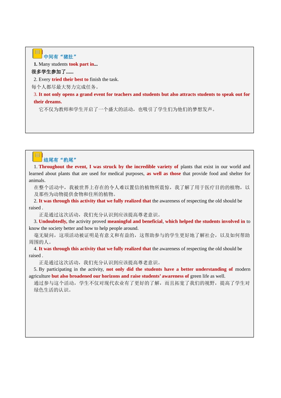 题型02 活动报道（答题模板与解题技巧）（原卷版）.docx_第3页