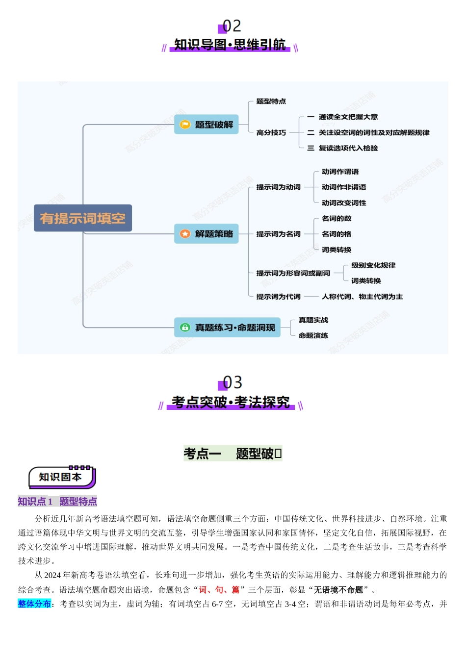 第14讲 语法填空之有提示词填空（讲义）-（教师版）.docx_第2页
