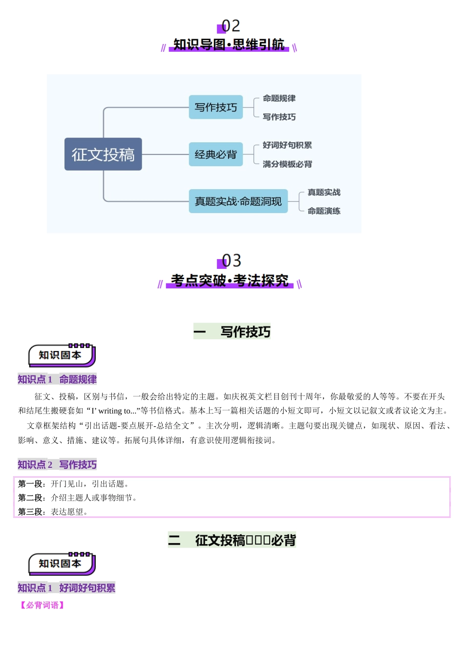 第17讲 征文投稿（讲义）-（学生版).docx_第2页