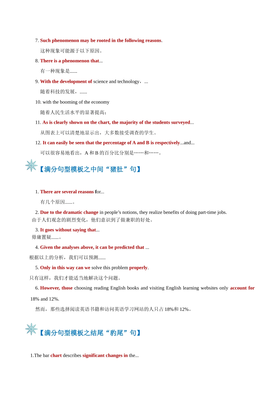 题型17 图表作文（答题模板与解题技巧） .docx_第3页