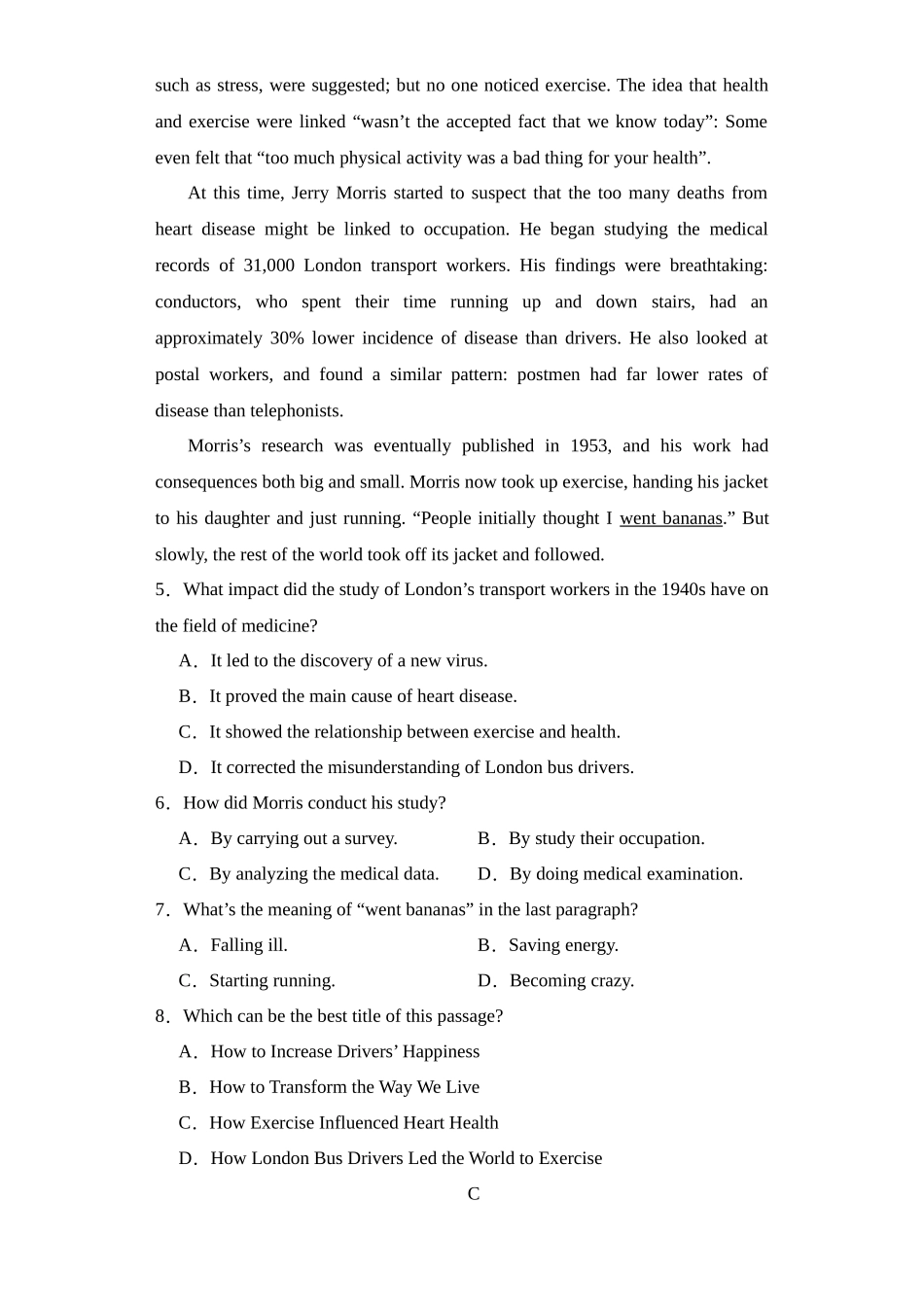 阅读理解之科普知识类语篇15篇（精选2024年各地市模拟好题）.docx_第3页