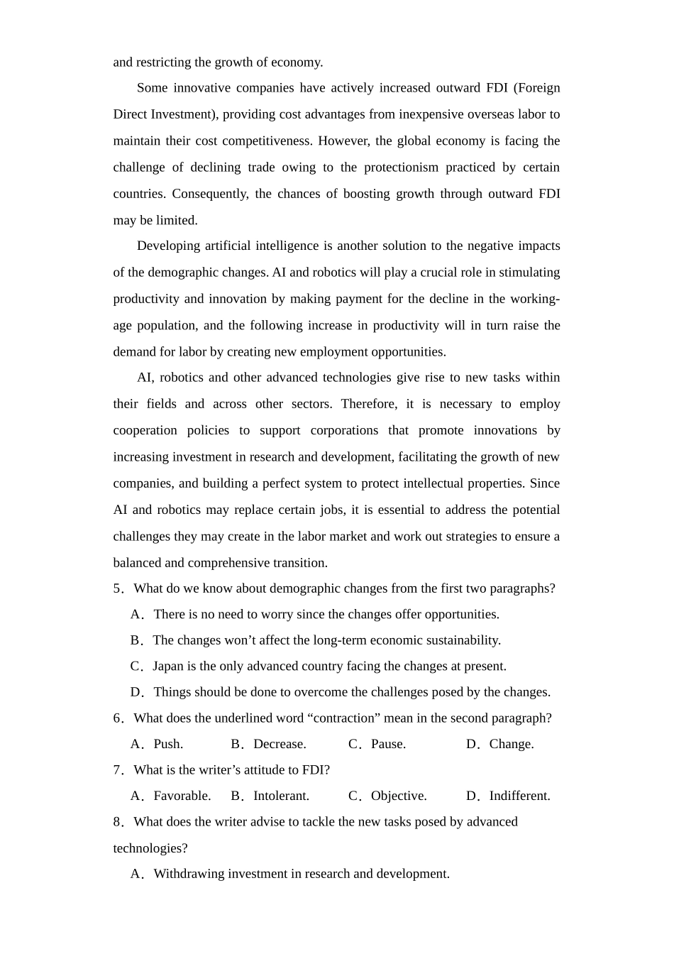 阅读理解之社会问题与现象类语篇15篇（精选2024年各地市模拟好题）.docx_第3页