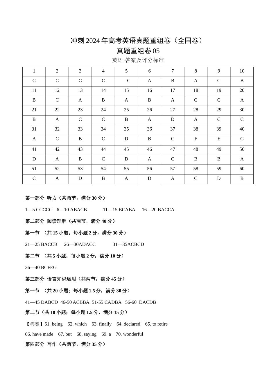 真题重组卷05（全国卷）（参考答案）.docx_第1页