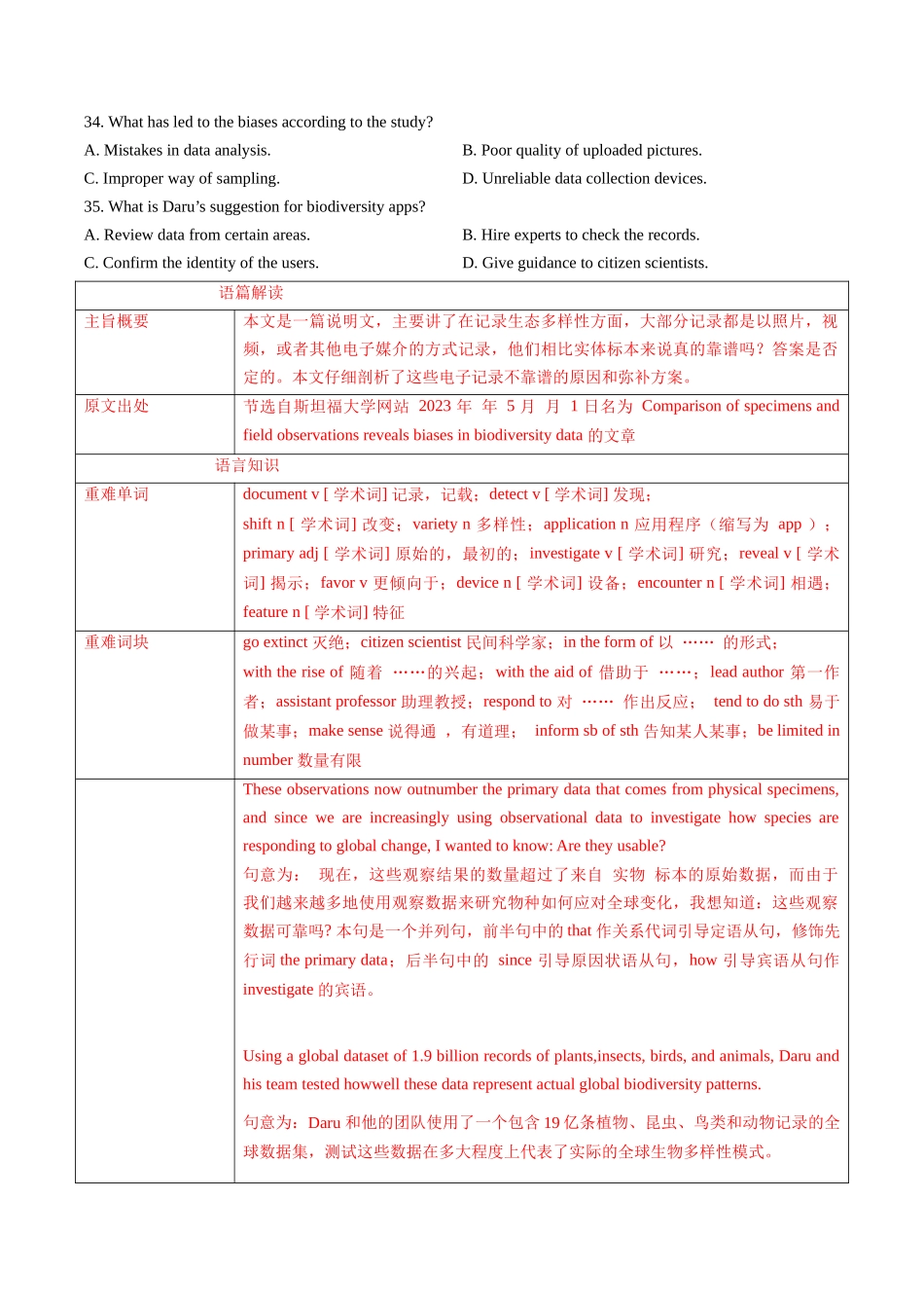 专题04 阅读理解D篇（说明文）（新高考通用）（教师版）.docx_第3页