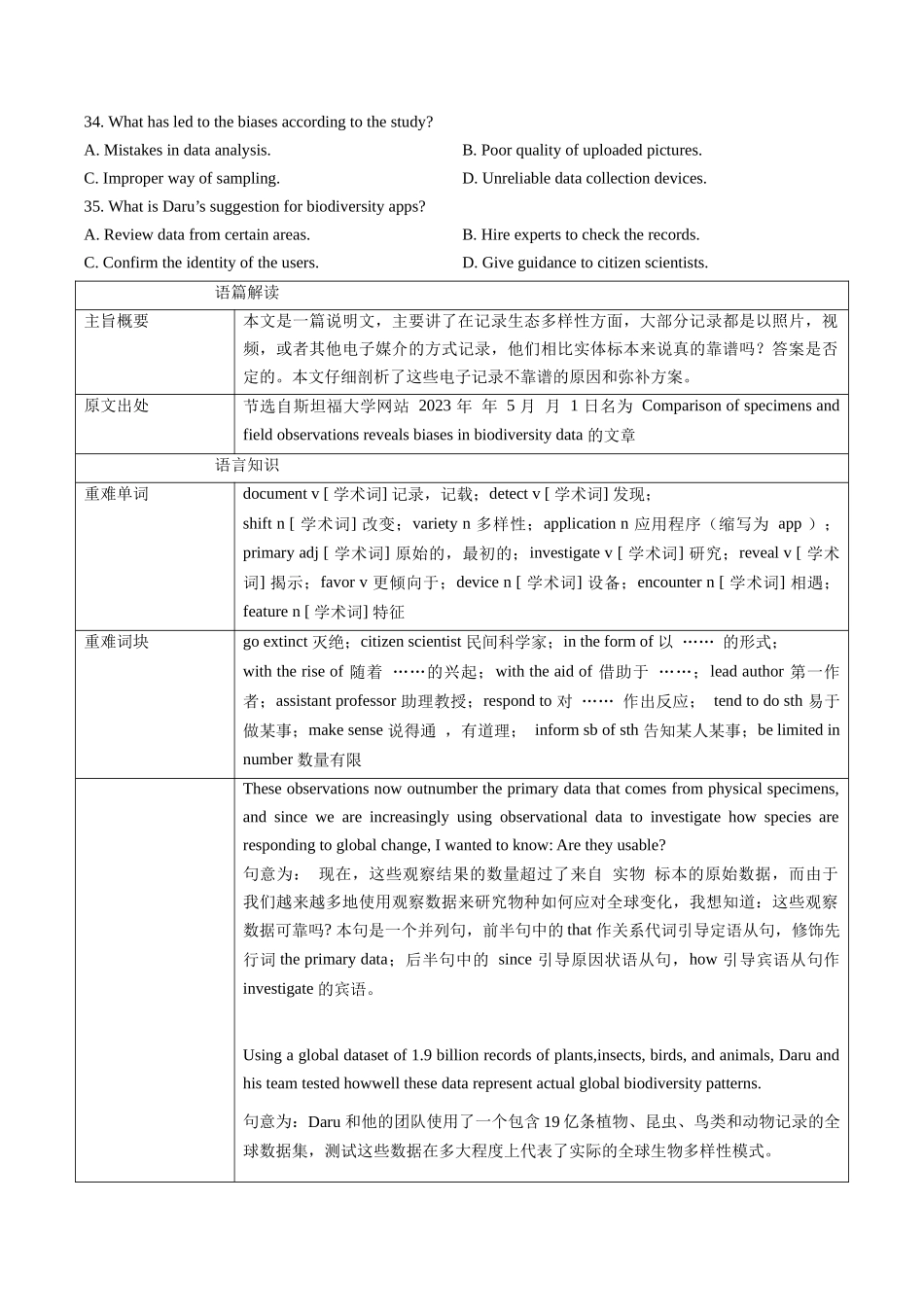 专题04 阅读理解D篇（说明文）（新高考通用）（原题版）.docx_第3页