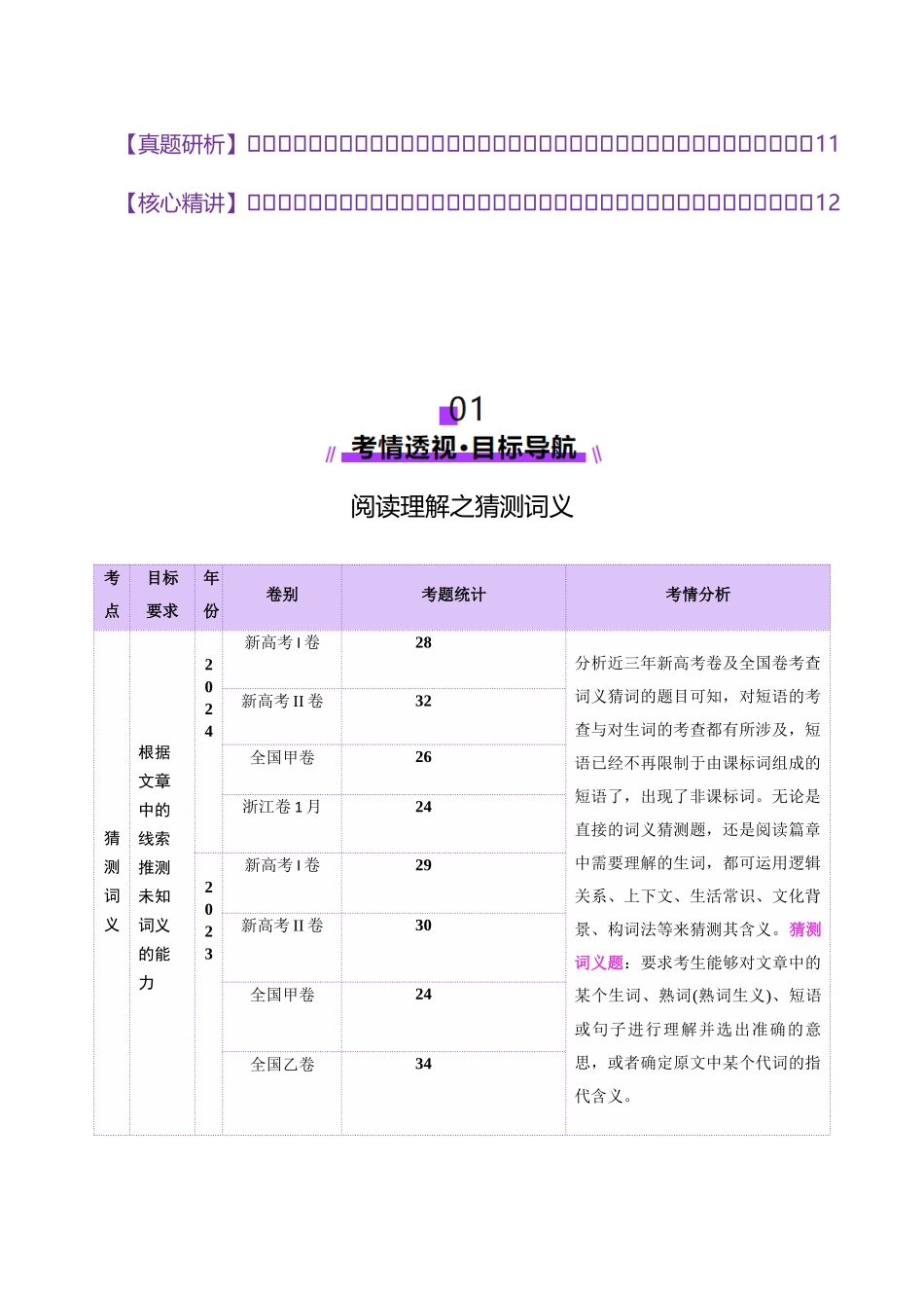 专题04 阅读理解之猜测词义题（讲义）（学生版）.docx_第2页