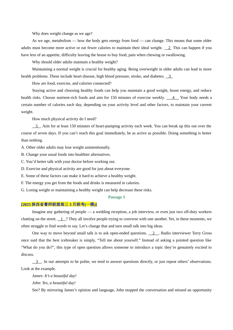 专题04 阅读理七选五)(学生版）.docx_第2页