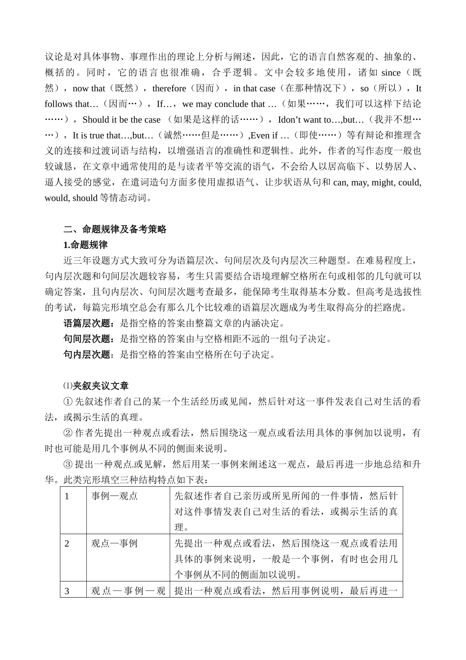 专题04+完形填空体裁微解+议论文(学生版).docx_第2页