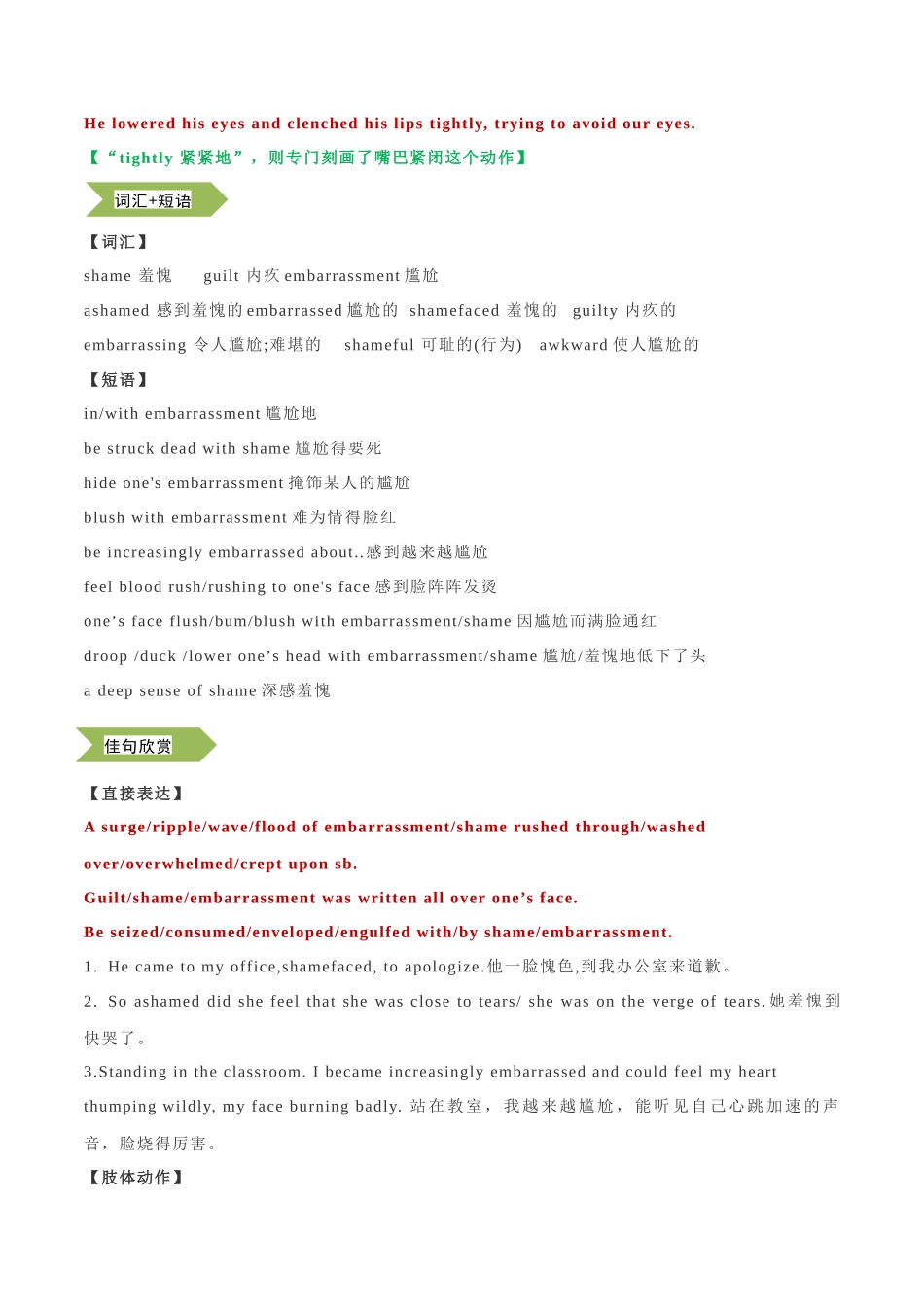 专题06  如何描写十种情绪 -  .docx_第2页