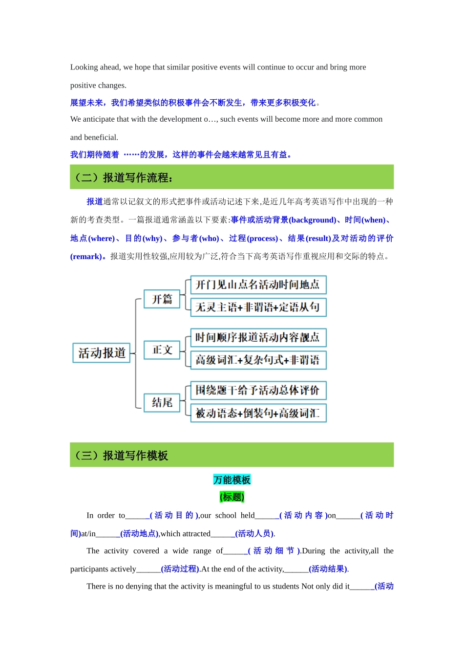 专题08高考英语非书信体（三）报道精讲巧练-解析版.docx_第2页