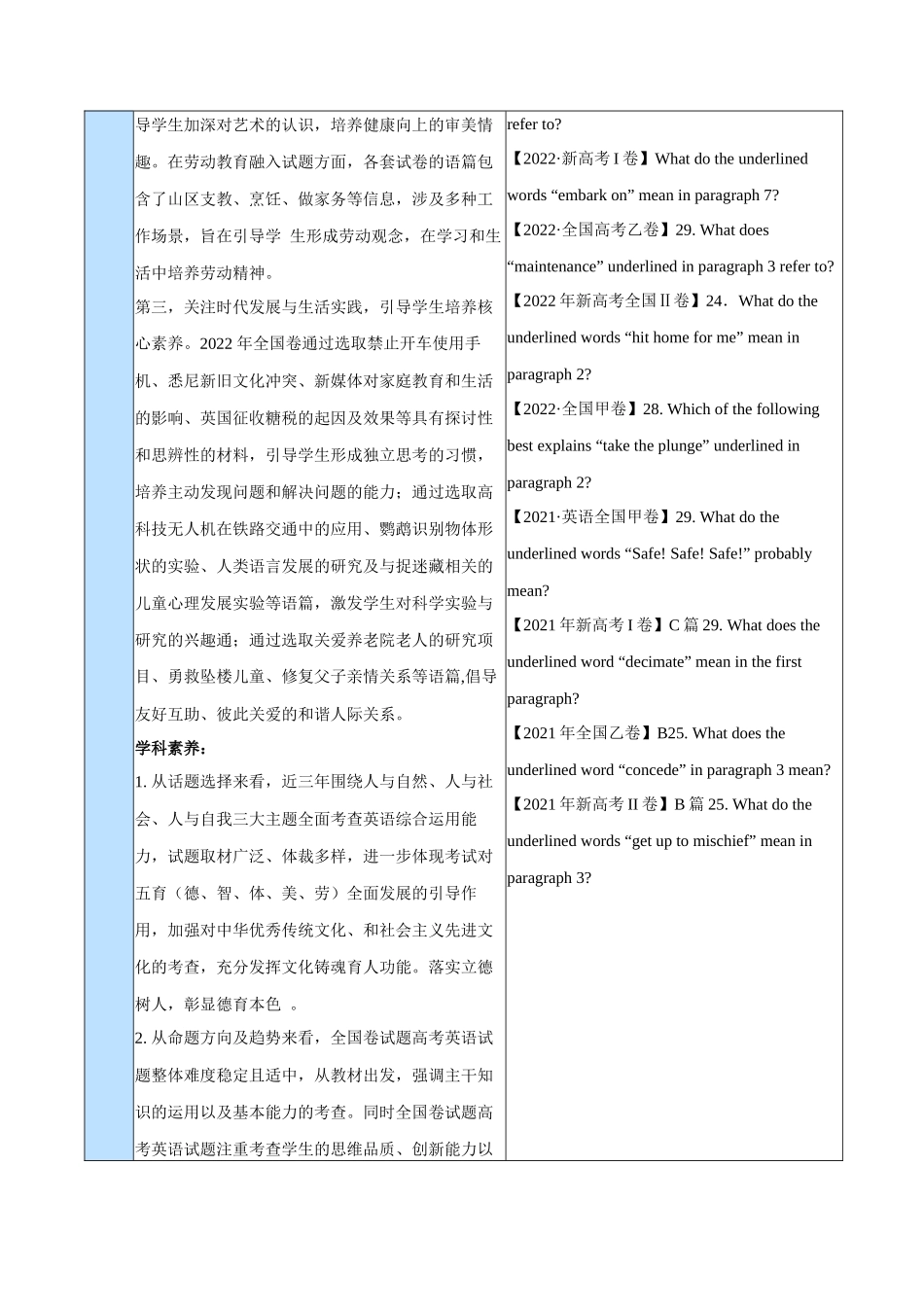 专题09 词义猜测题 （讲义）(原卷版)-（新高考专用） .docx_第3页
