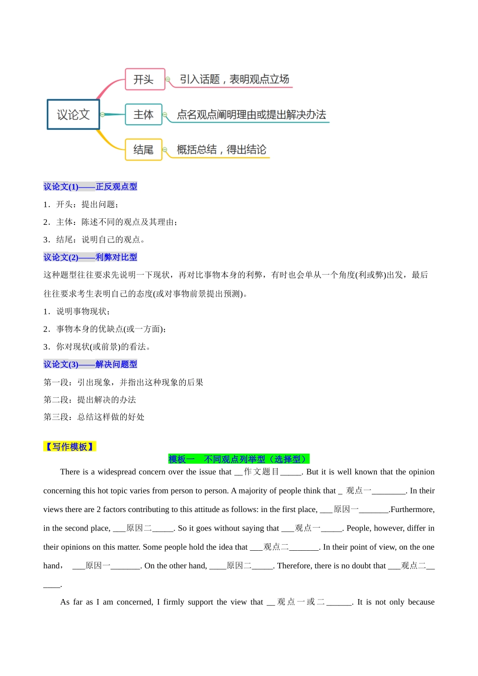 专题10 议论文和说明文（原卷版）.docx_第2页