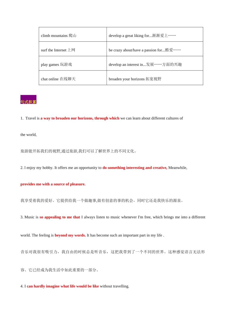 专题11  兴趣、爱好与成长（读后续写话题之人与自我 ）-（解析版）.docx_第3页