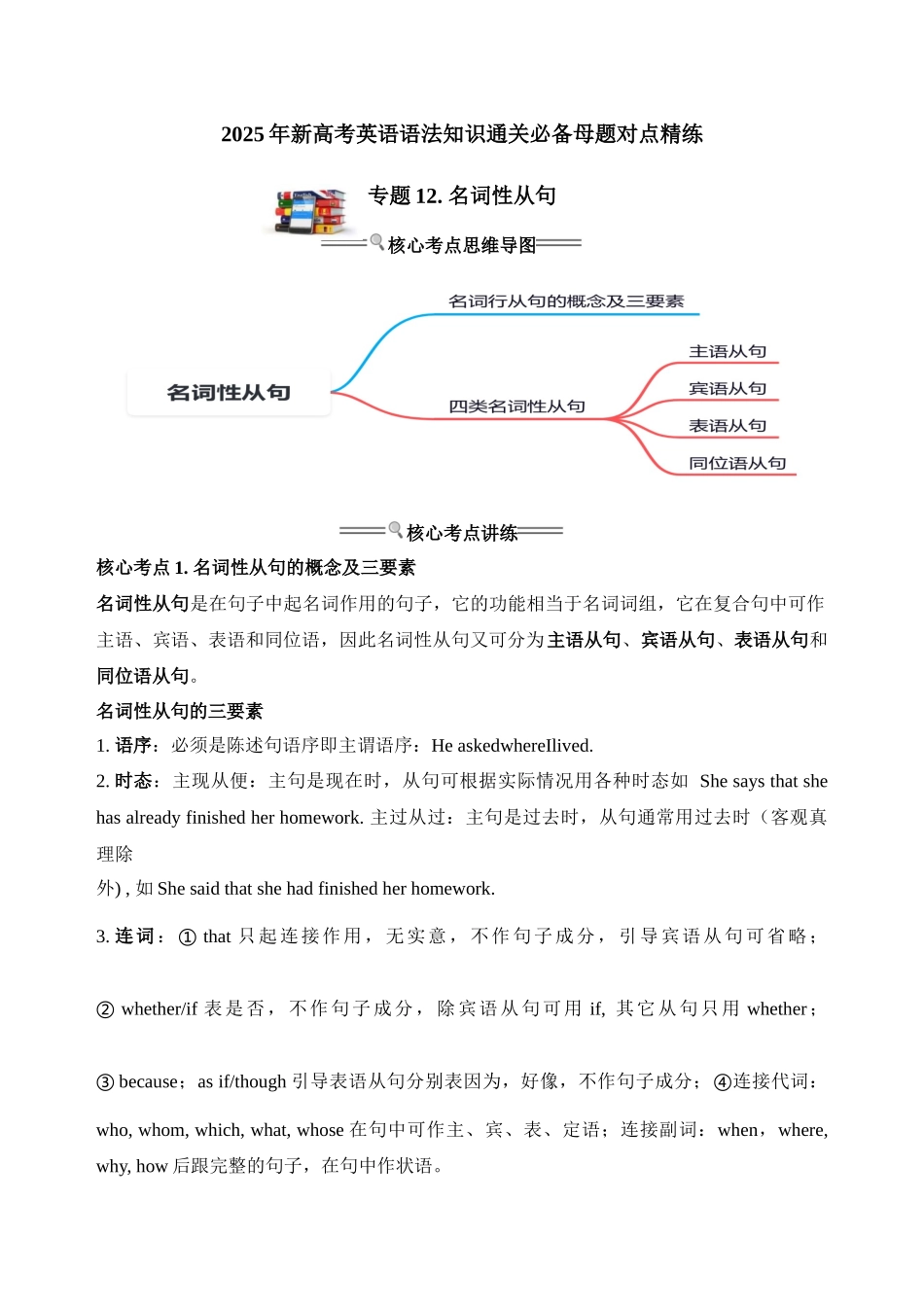 专题12. 名词性从句-6页.docx_第1页