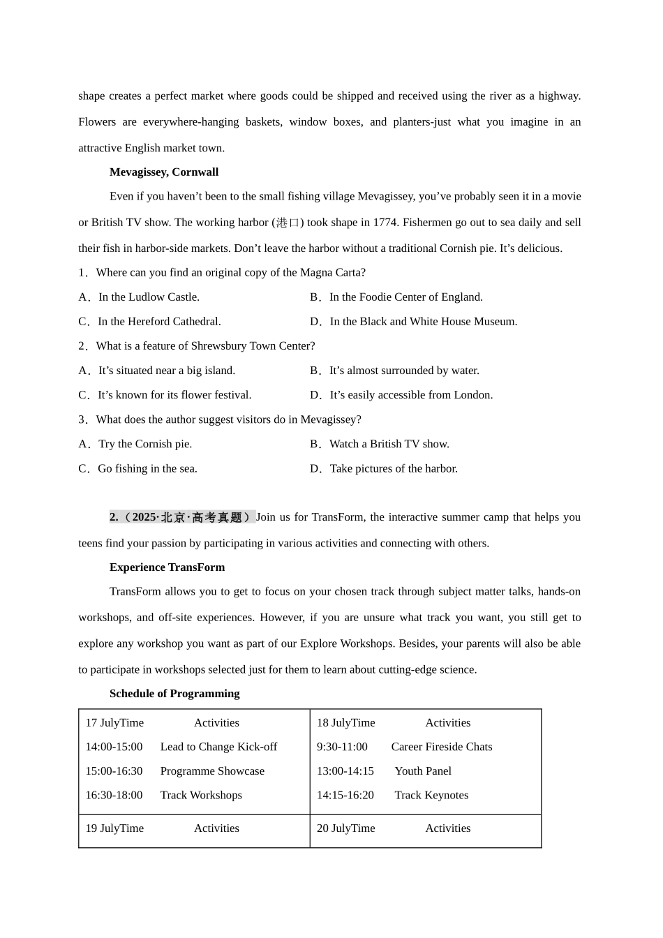 专题14 阅读理解应用文15篇（学生版）.docx_第2页