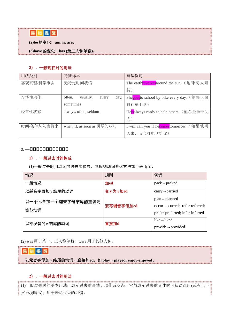 专题19 动词“时空”法则 —— 时态、语态与主谓一致 (培优讲义)(全国通用)(教师版).docx_第3页