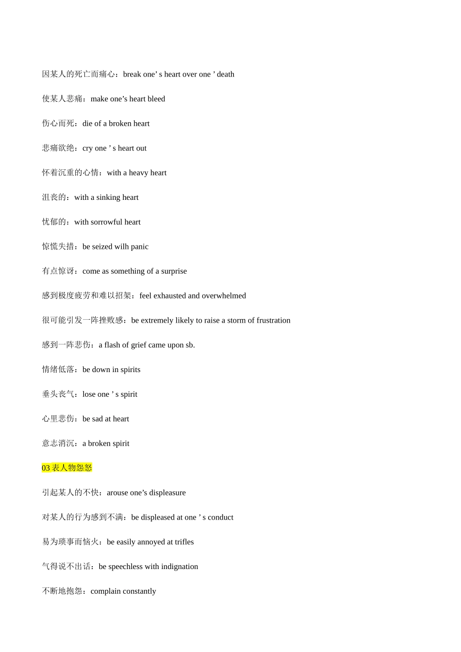 专题19-悲伤&愤怒&羞愧心理描写-读后续写高分微技能- （高考新题型）.docx_第3页