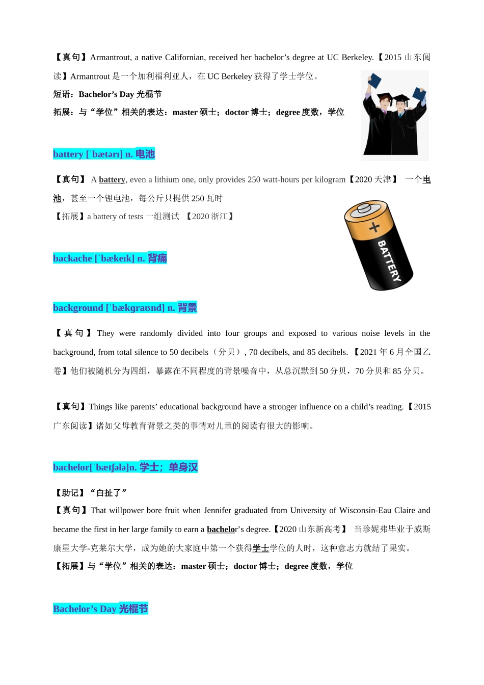 02 高考单词B（教师版）.docx_第2页