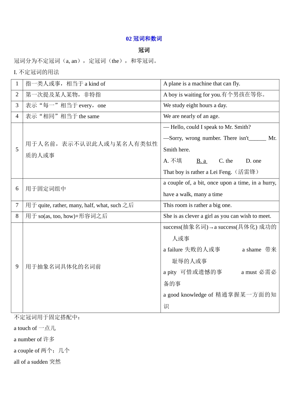02冠词与数词(解析版).docx_第1页