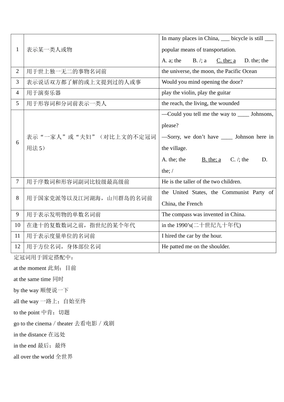 02冠词与数词(原卷版).docx_第3页