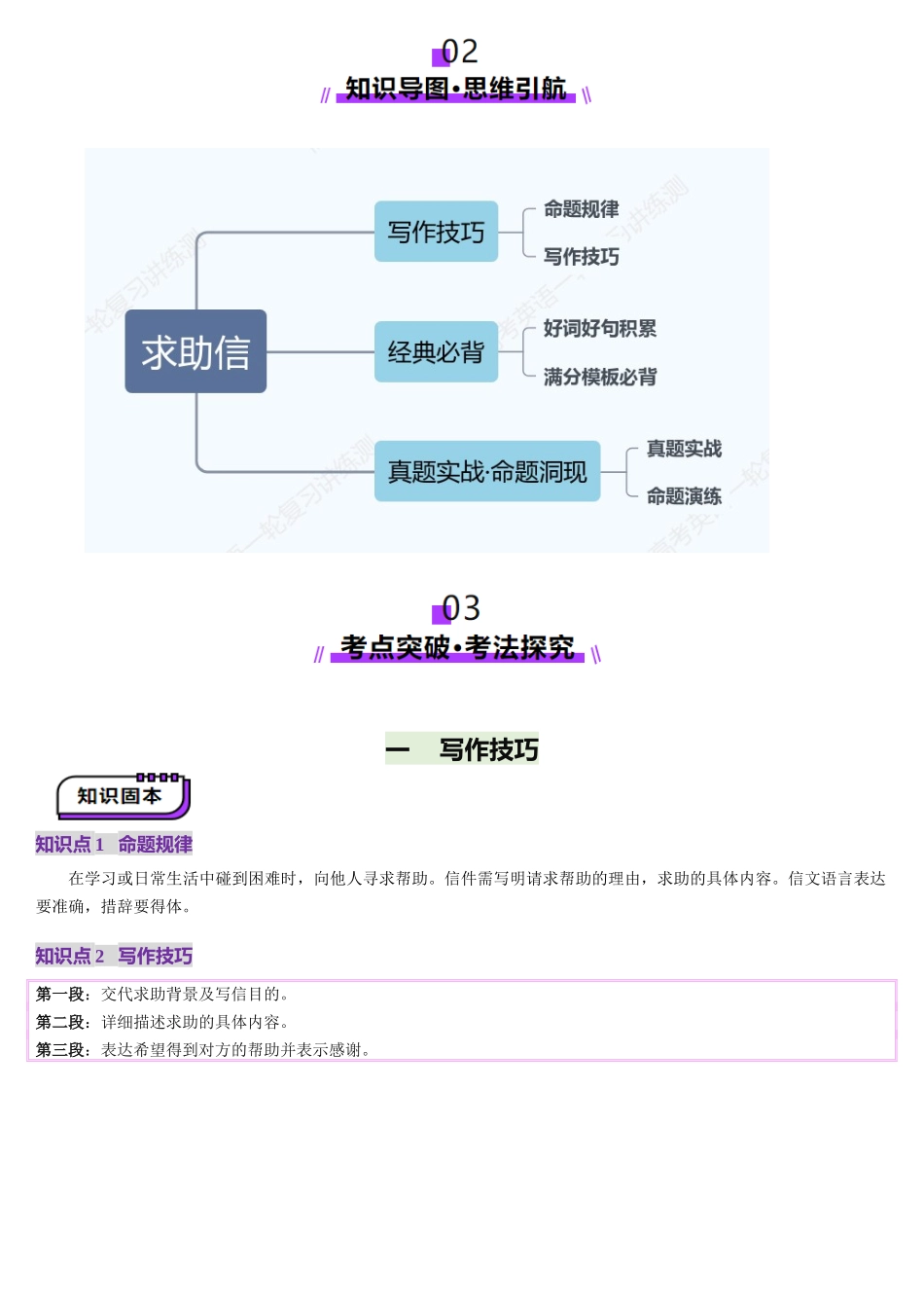 第25讲 求助信（讲义）-（教师版).docx_第2页
