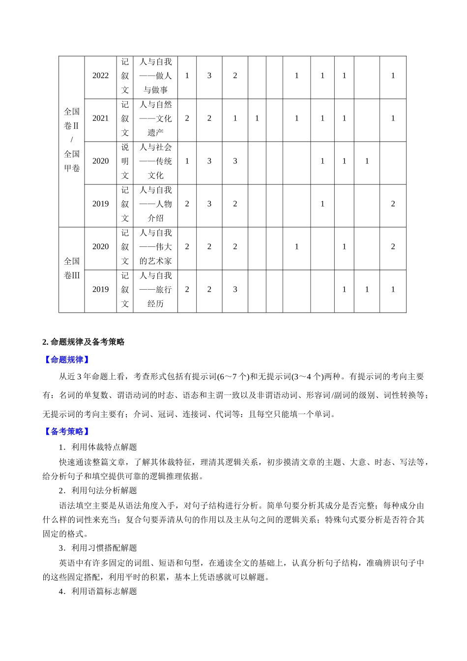 第38讲 语篇型语法填空（核心考点精讲精练）（解析版）.docx_第3页