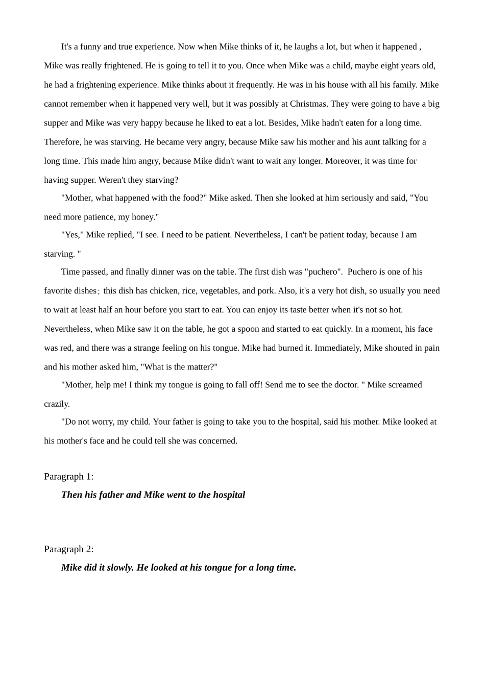 读后续写思维方向专练(7)-2024届高三英语一轮起航.docx_第1页