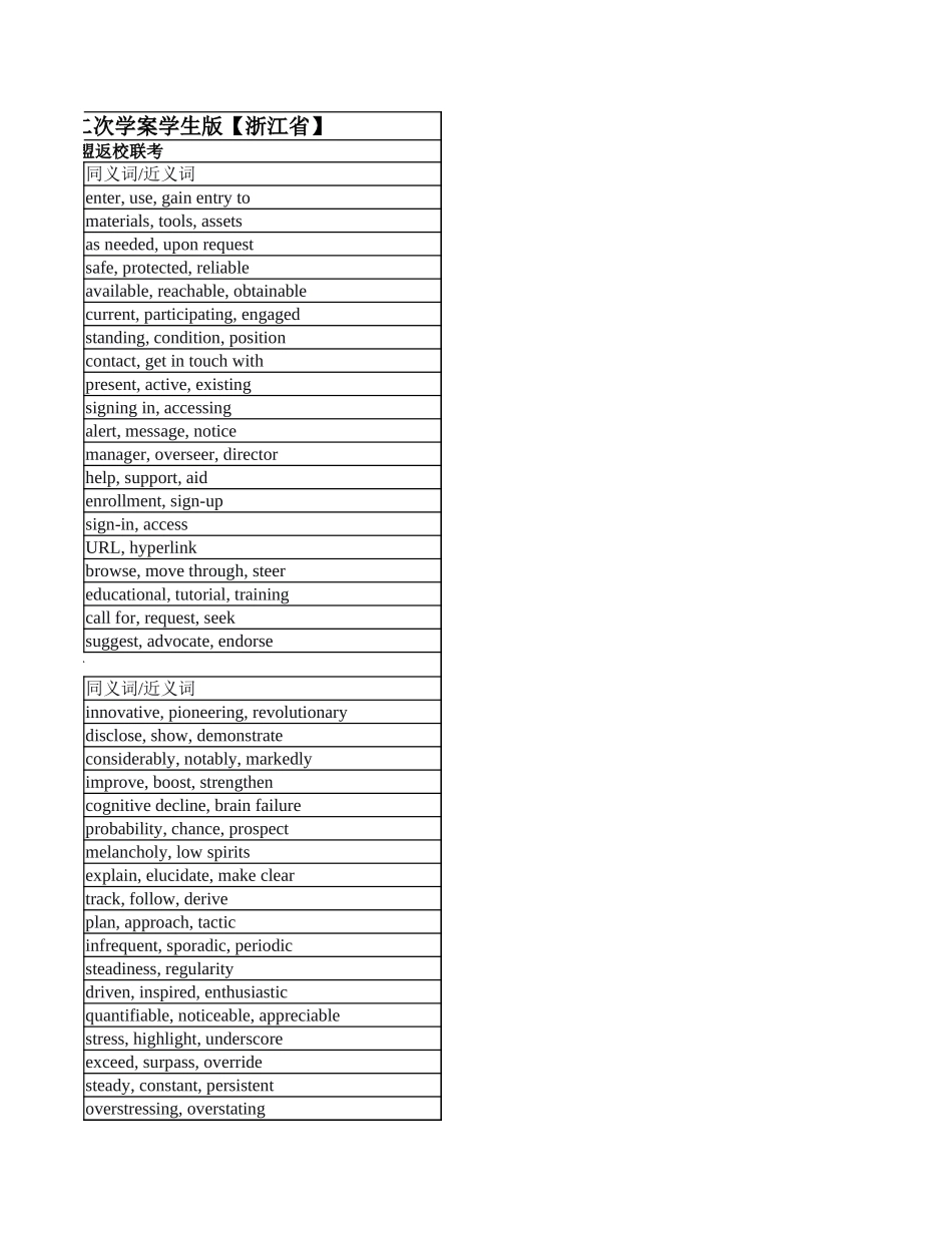 高三年级英语试题一轮复习A篇应用文综合训练二次学案学生版【浙江省】.xlsx_第3页