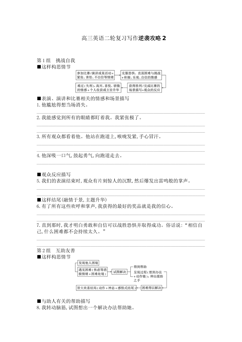 高三英语二轮复习写作逆袭攻略2.docx_第1页