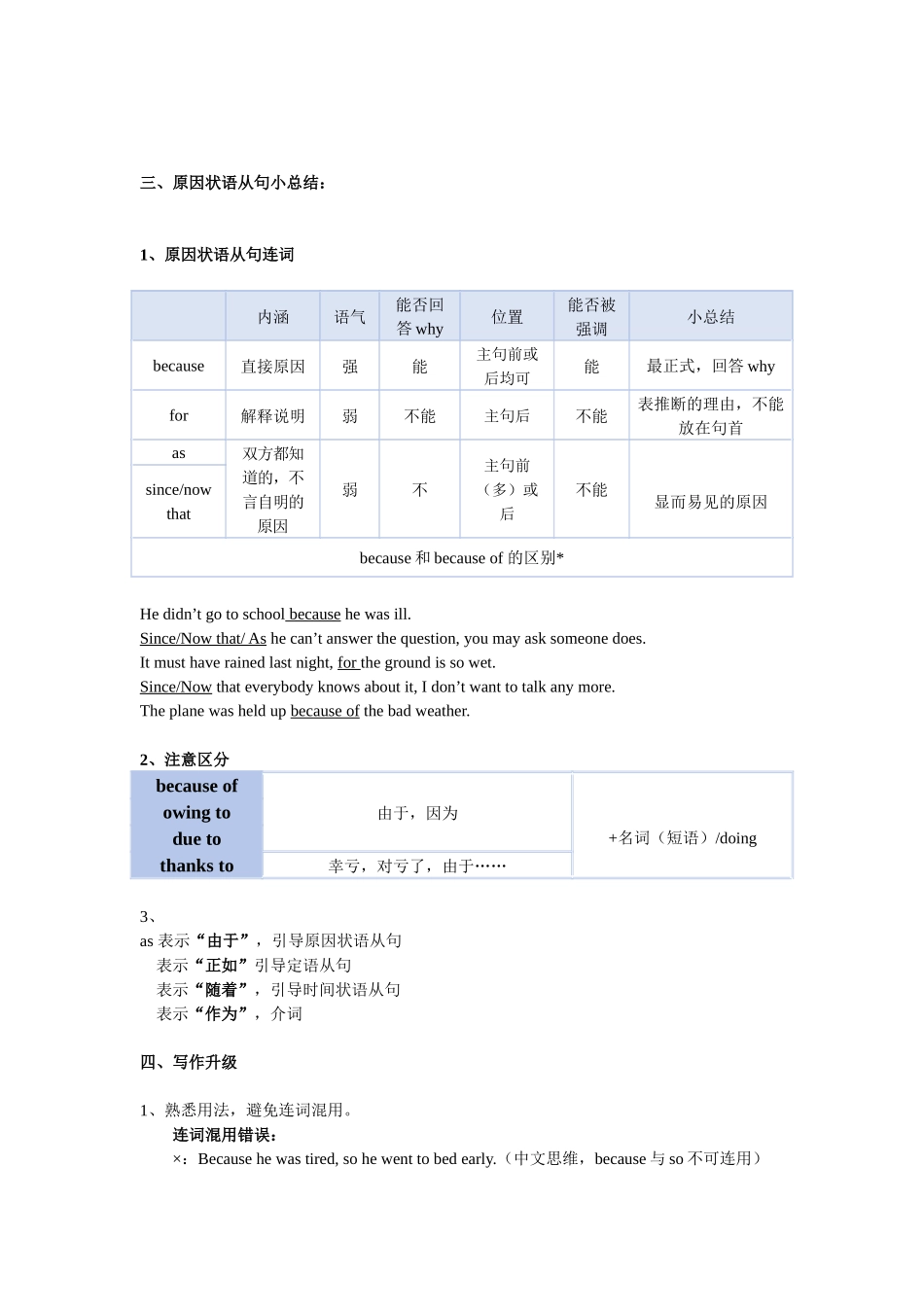 高中英语语法知识点总结-状语从句（原因、目的、结果状语从句）讲义.docx_第2页