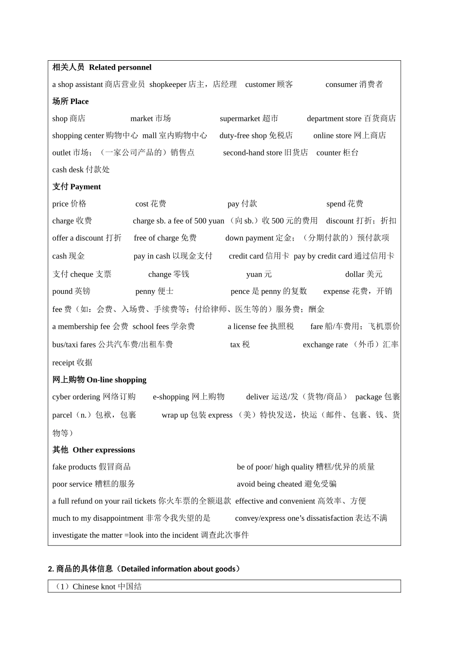 话题11 购物-«备战高考英语24个话题作文满分突破» 真题讲解与变式操练系列学案.docx_第2页