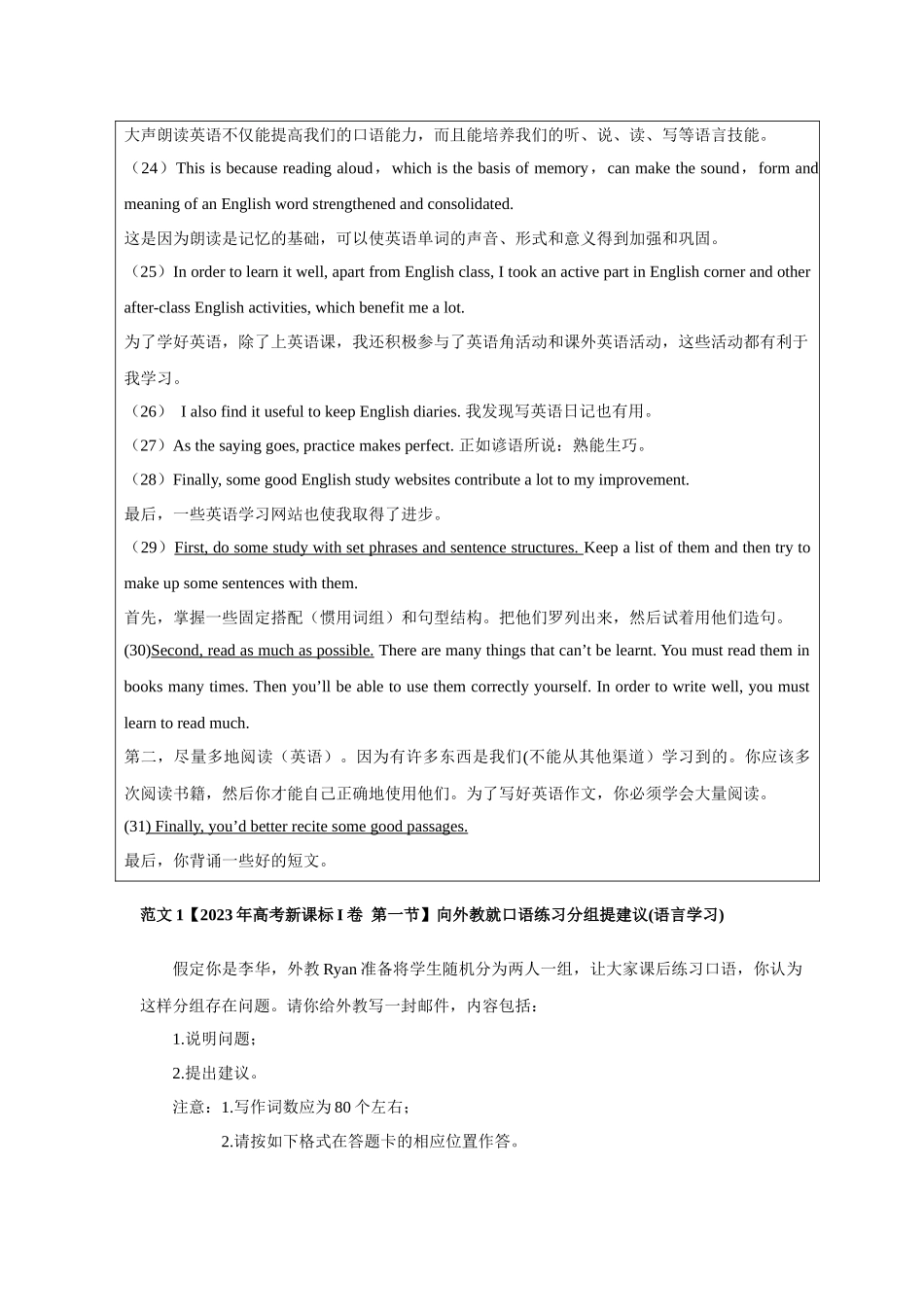 话题16 语言学习-«备战高考英语24个话题作文满分突破» 真题讲解与变式操练系列学案.docx_第2页