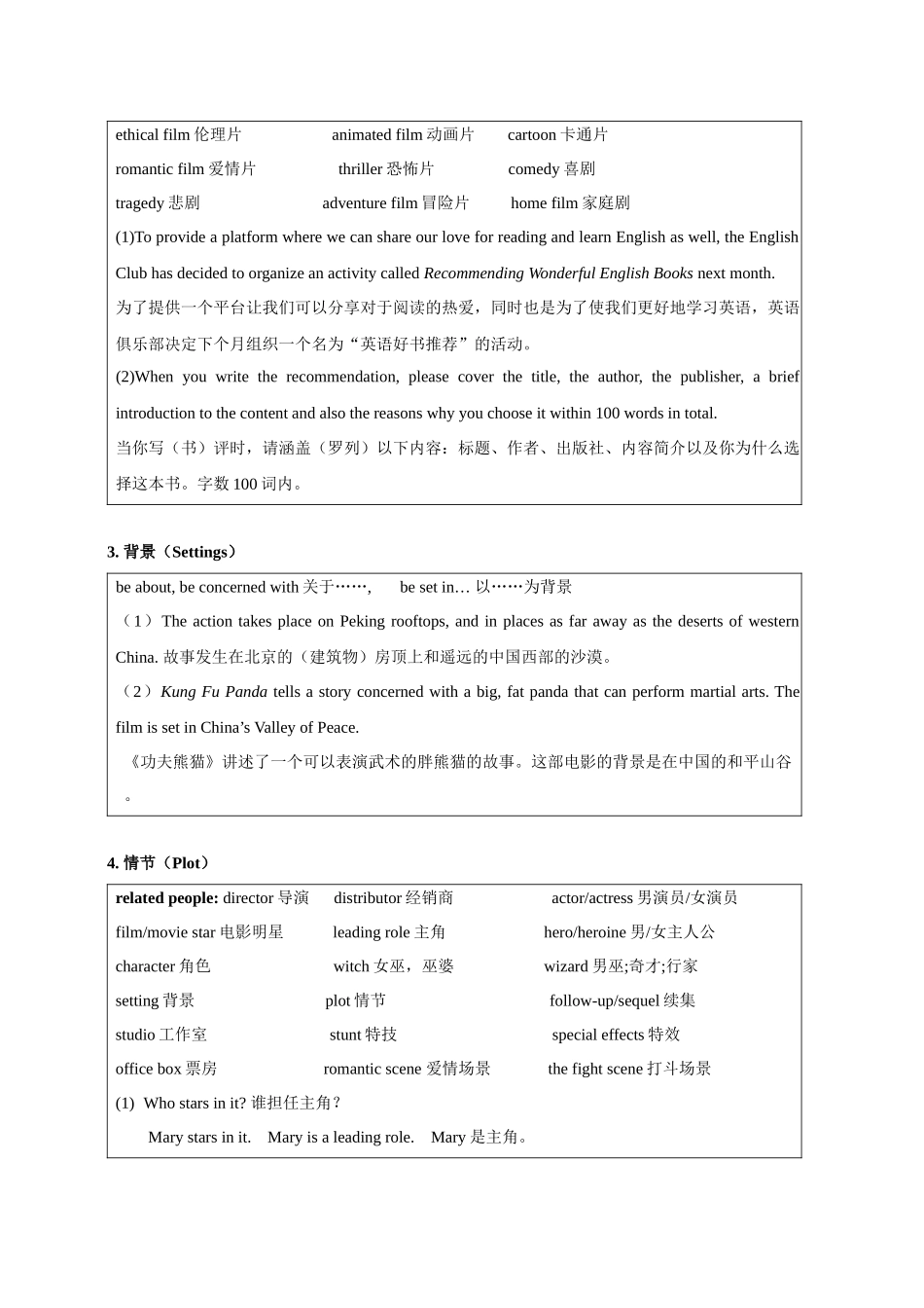 话题22 文学与艺术-«备战高考英语24个话题作文满分突破» 真题讲解与变式操练系列学案.docx_第3页