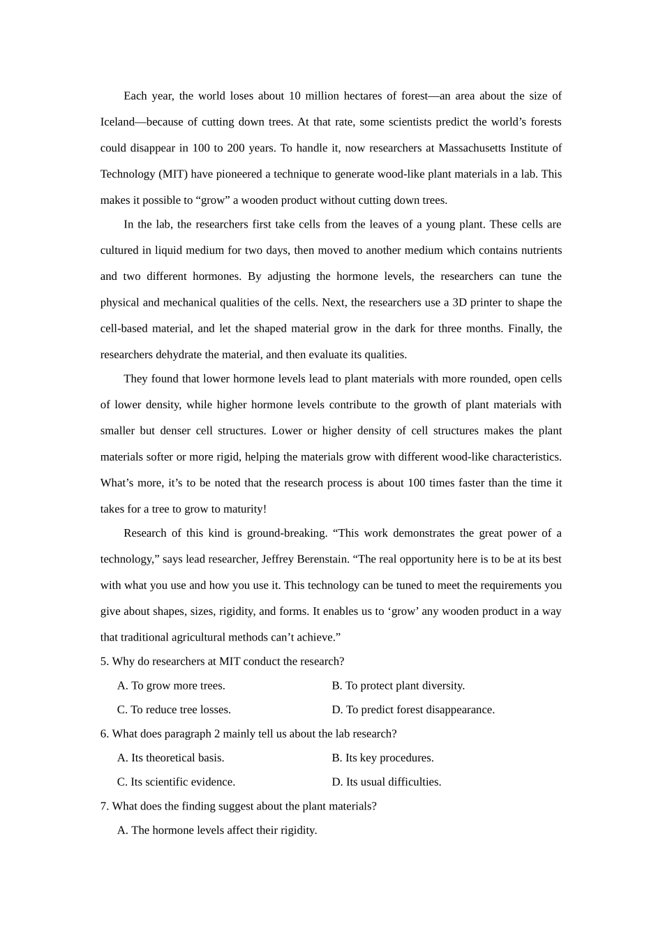 话题拓展07.植树造林与森林保护(解析版).docx_第3页