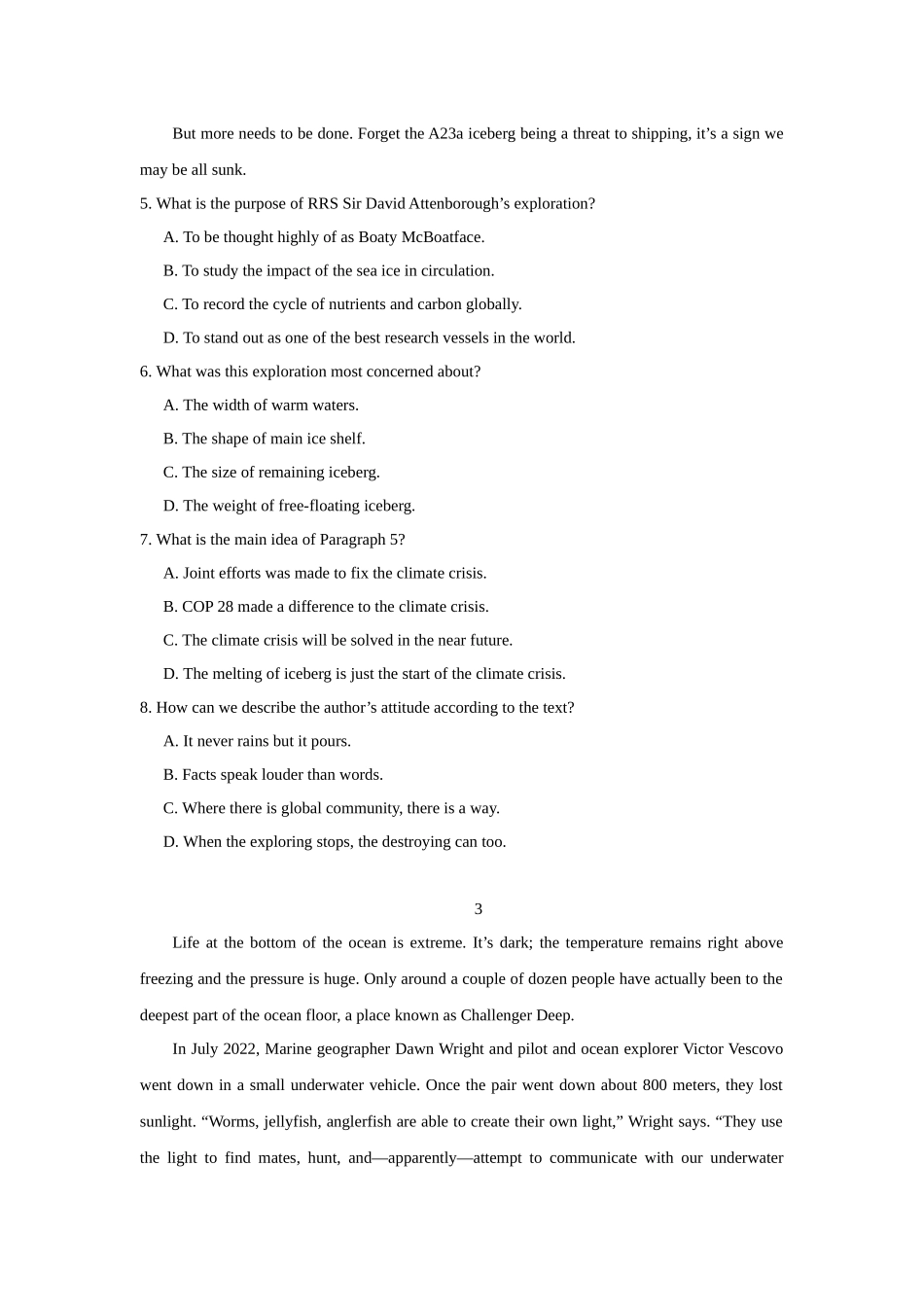 话题拓展10.保护海洋生物(原卷版).docx_第3页