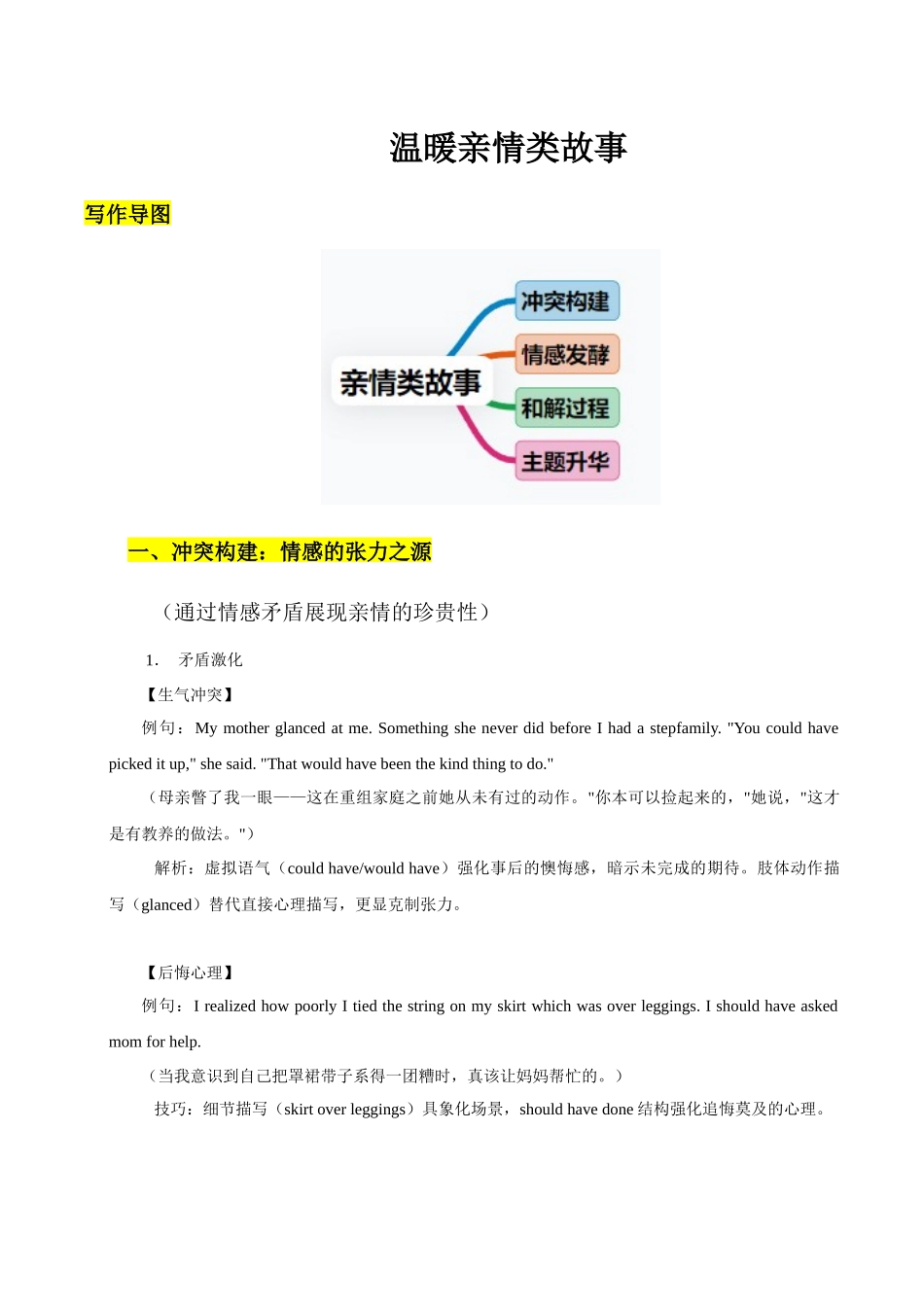 04 温暖亲情类（原卷版）.docx_第1页