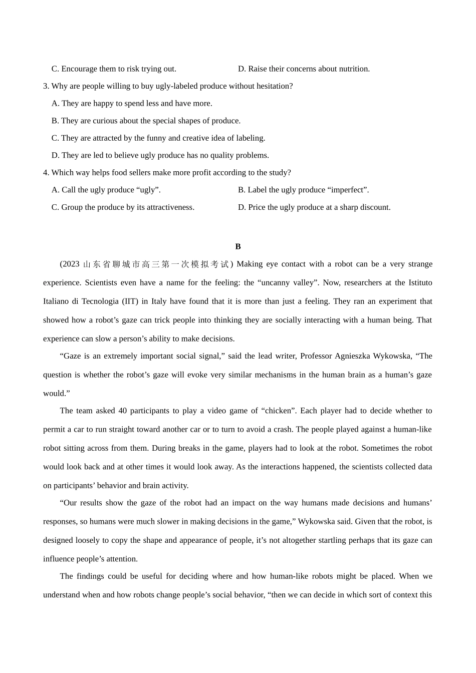 05 【阅读理解之说明文】最新模拟试题集训8篇-联系高考，“跨词破句”之英语阅读理解轻松突破（解析版）.docx_第2页