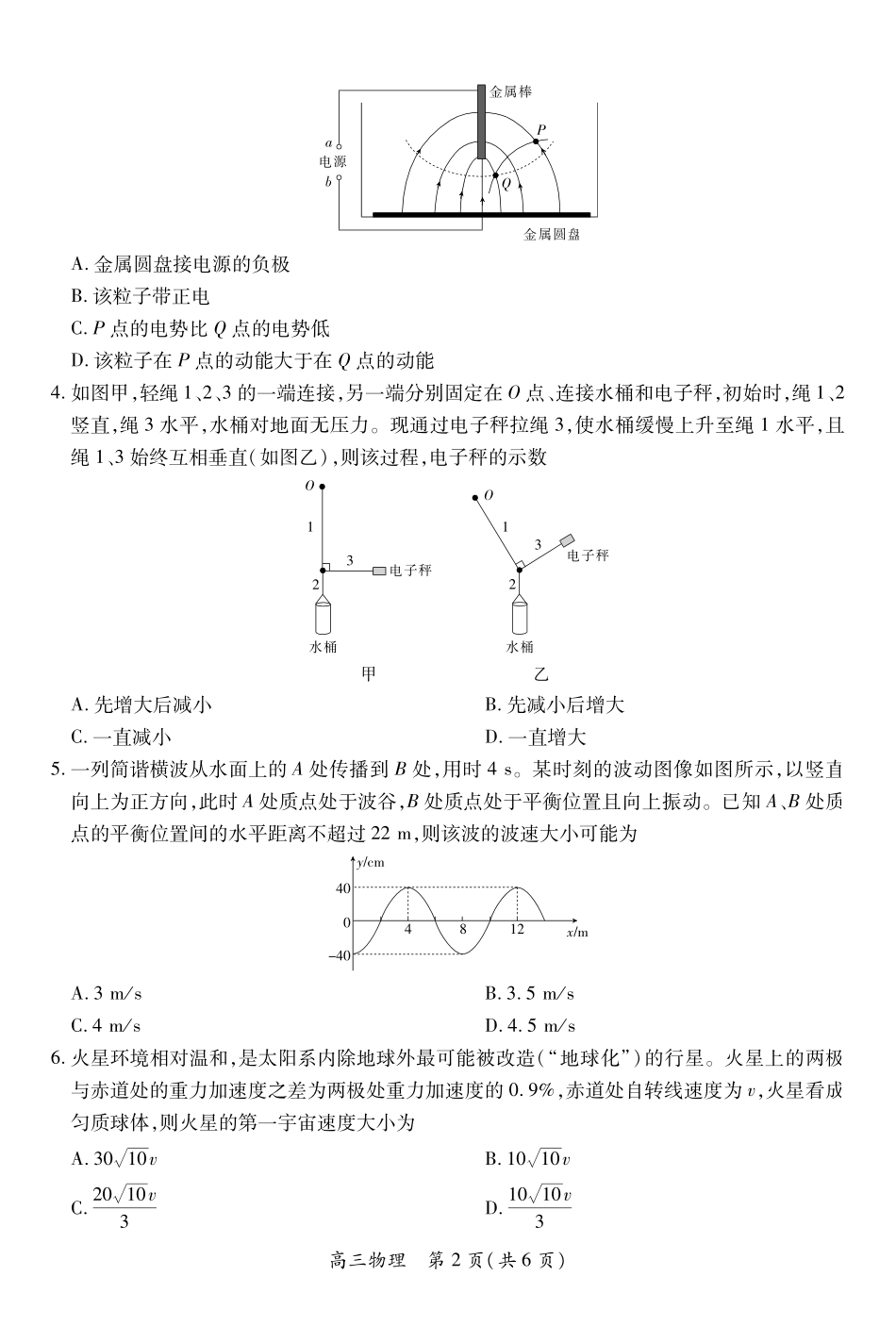 物理江西上进联考2025-2026学年上学期1月高三年级测试（1.15-1.16）.pdf_第2页