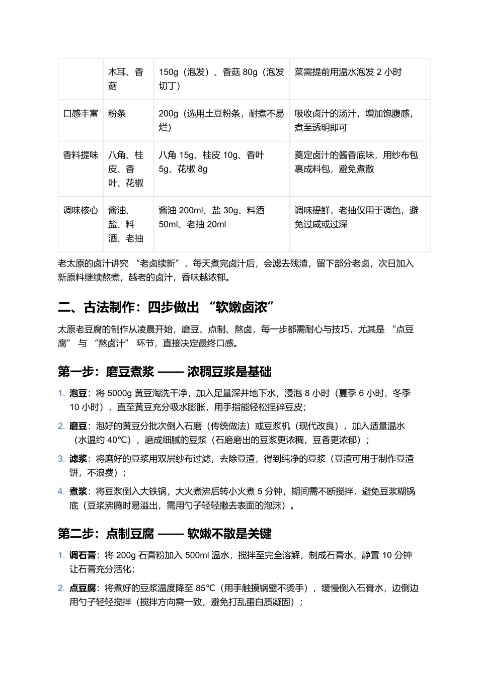 太原老豆腐:清晨碗里的卤香软嫩滋味.docx_第2页