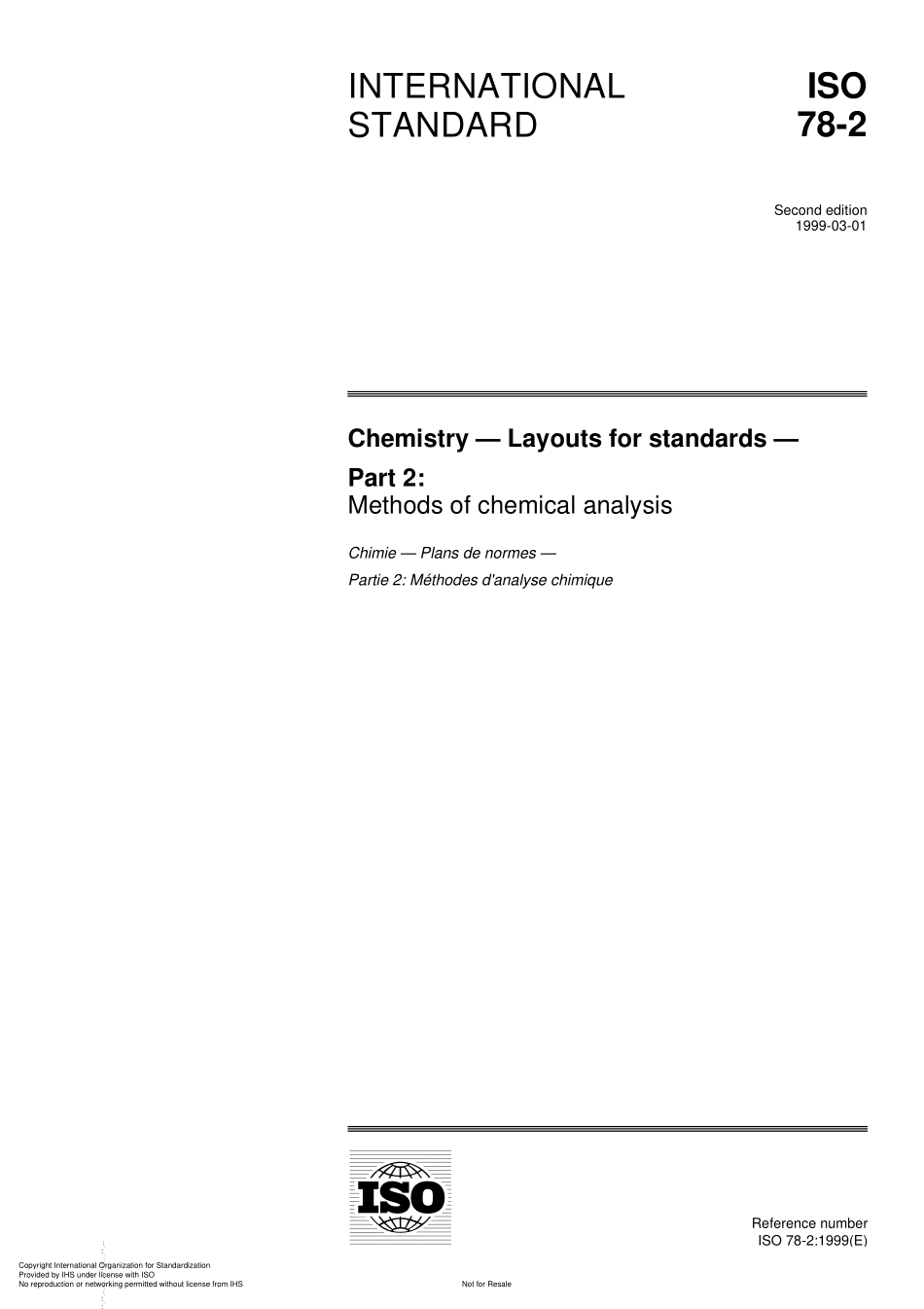 ISO 00078-2-1999.pdf_第1页