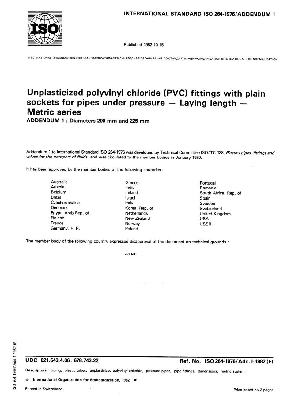 ISO 00264-1976 amd1-1982 scan.pdf_第1页