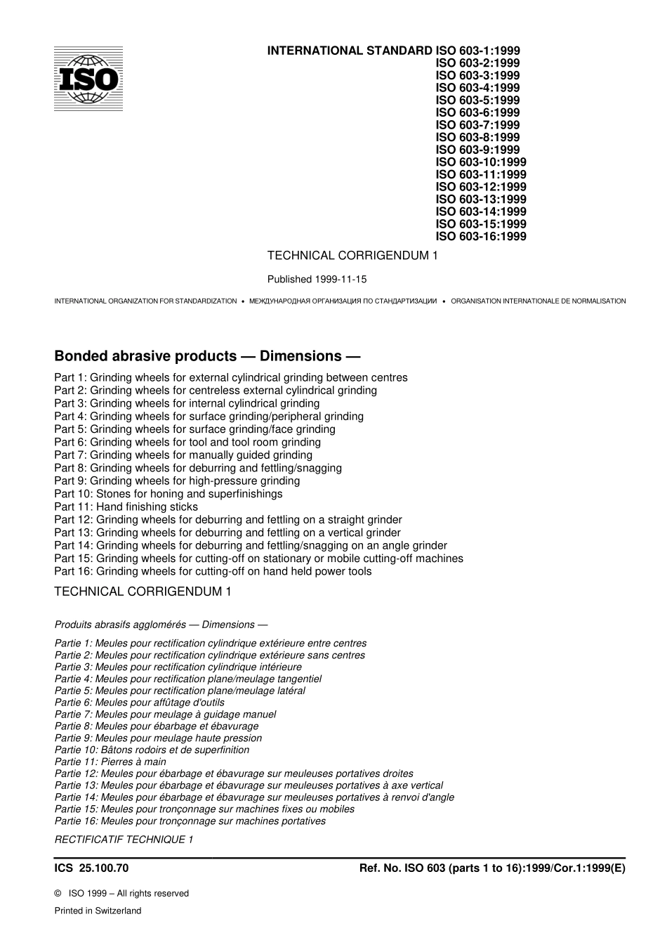 ISO 00603-13-1999 cor1-1999.pdf_第1页
