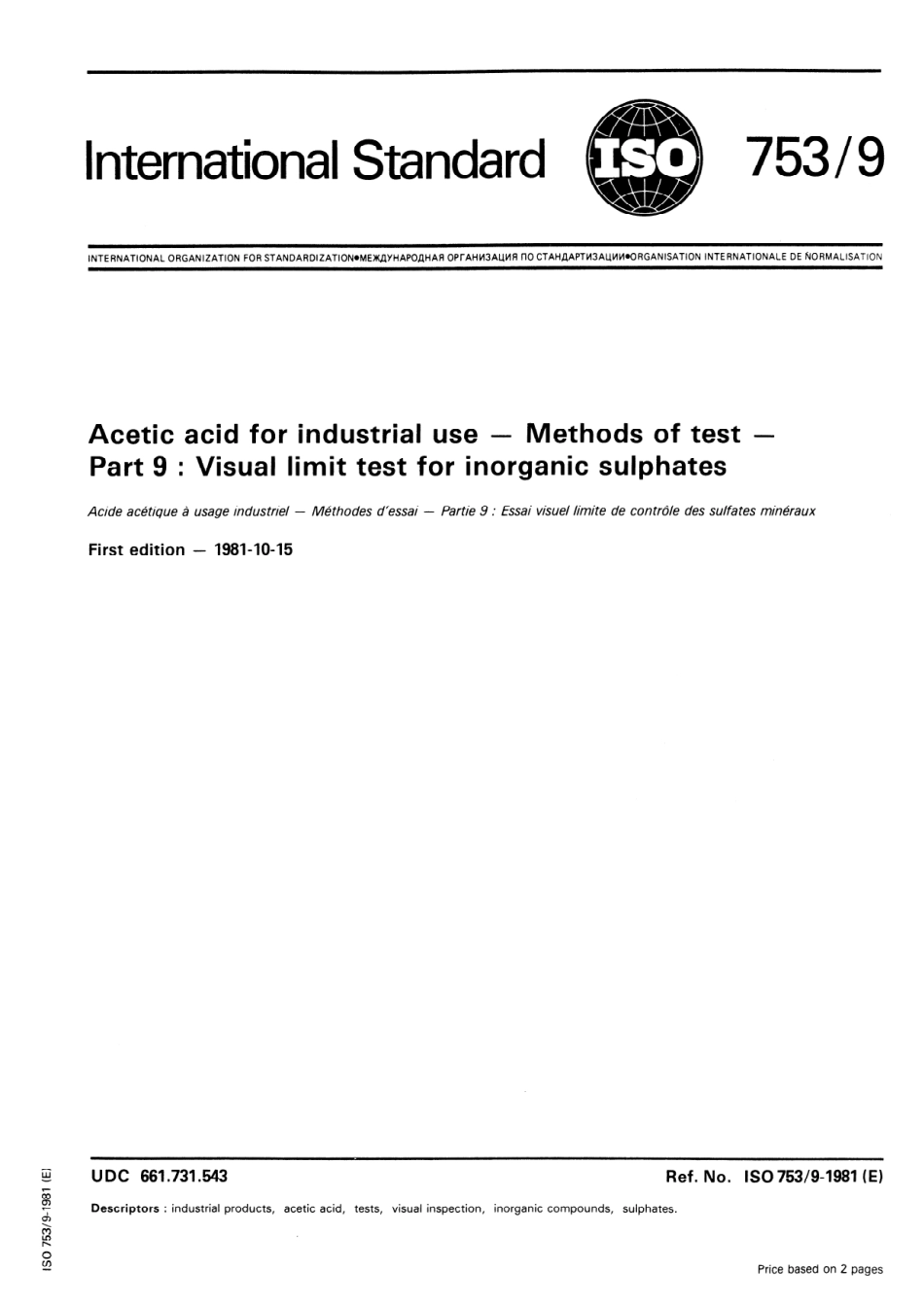 ISO 00753-9-1981 scan.pdf_第1页